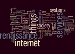 Word Cloud of the Internet of Things & Services: Renaissance Re-Born